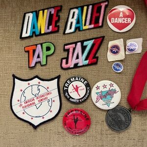 Vintage 1980/1990 Misc, Dance Patches and Pins